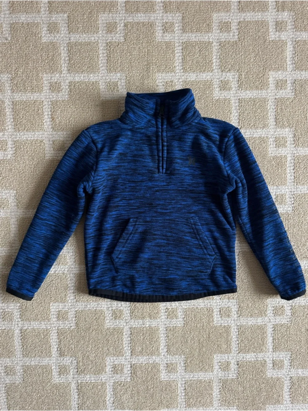 Hurley Dri Fit Quarter Zip Fleece Cozy Pullover Blue Youth Boys 3T